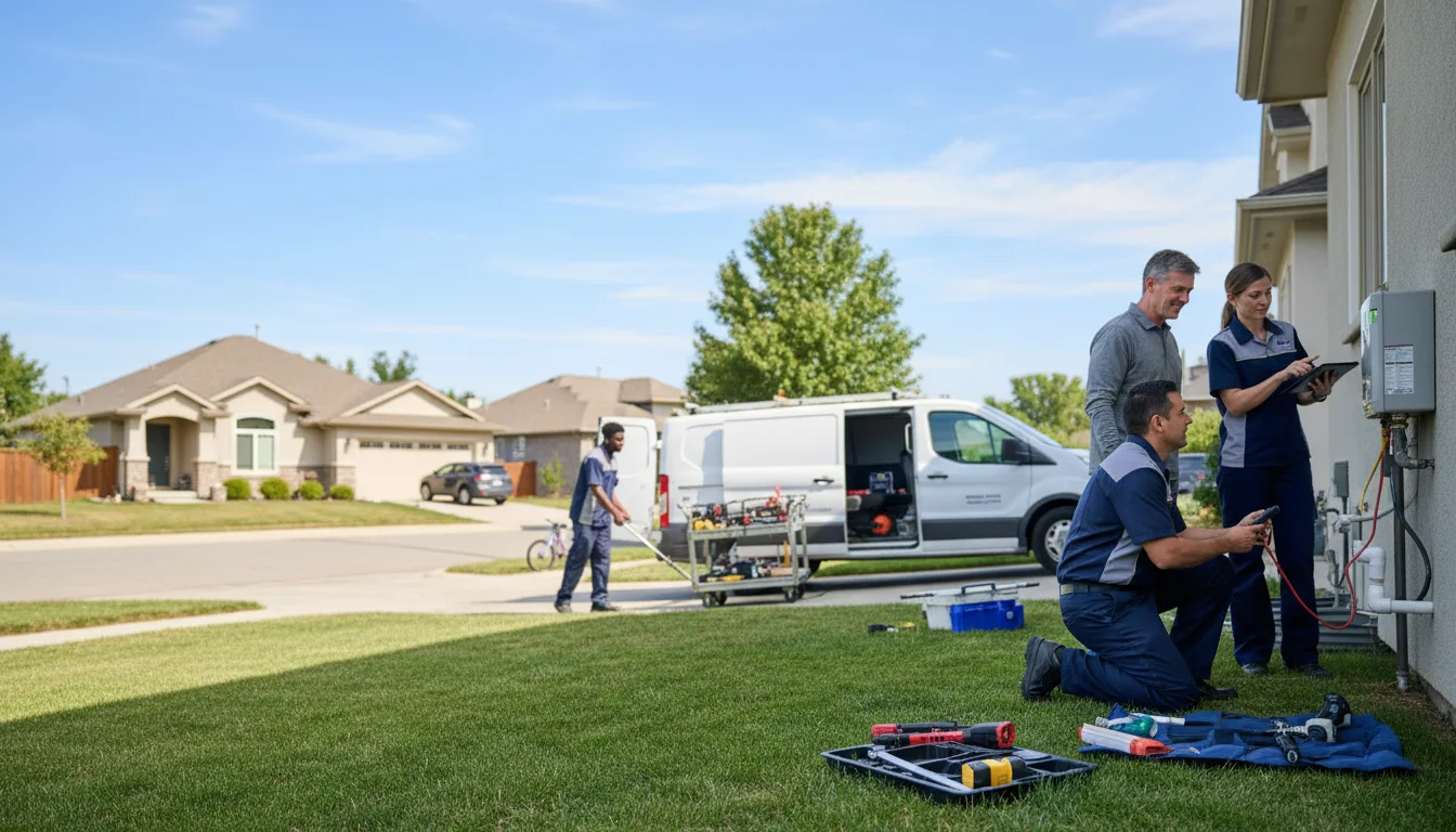 Tankless water heater service in Stonewall, TX